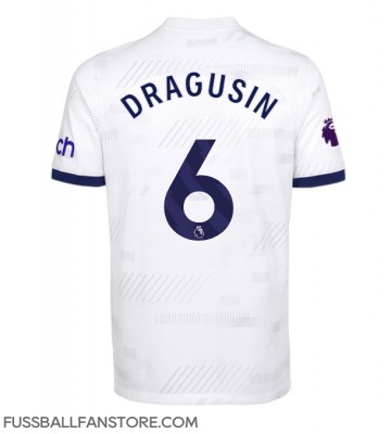 Tottenham Hotspur Radu Dragusin #6 Replik Heimtrikot 2023-24 Kurzarm